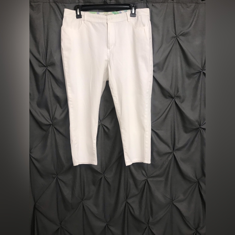 Coldwater Creek Natural Fit Capris Pants Womens 12 White